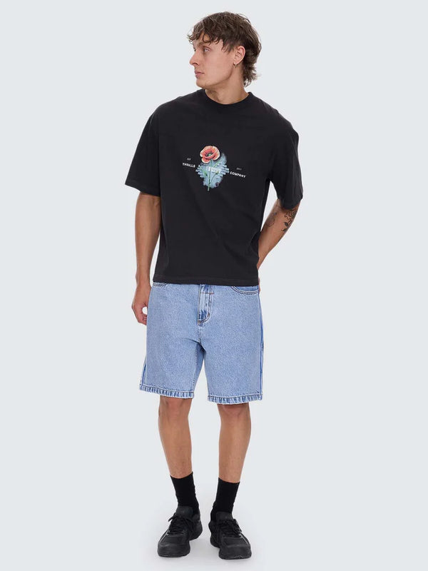 DEADLY POPULAR BOX FIT OVERSIZE CROPPED TEE