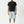 FAST FORWARD DENIM ULTRA BAGGY PLEATED SHORT