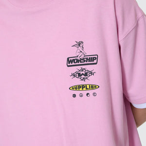 IS THIS IT BOX FIT CROPPED LAYERED TEE