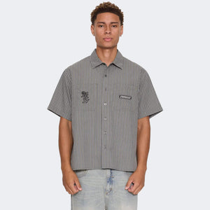 BUILT TO LAST CROPPED SHORT SLEEVE WORK SHIRT