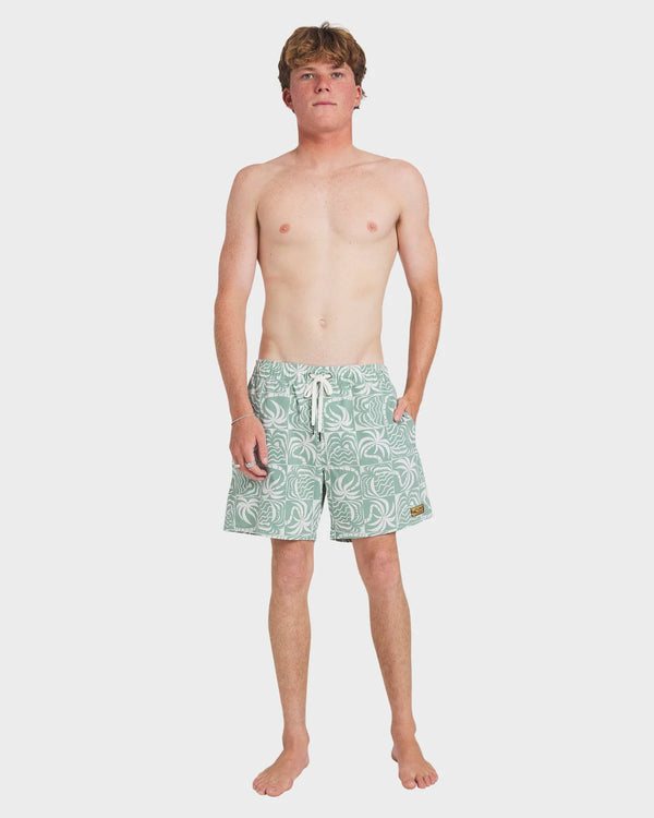 EXOTICA PRINT ELASTIC B/SHORT