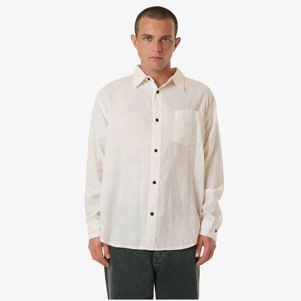 HEMP MINIMAL THRILLS OVERSIZE LONG SLEEVE SHIRT 25