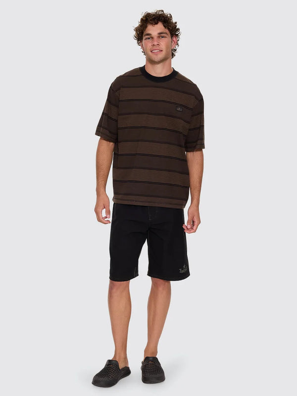 NEW WAYS OF LIVING MERCH FIT STRIPE TEE