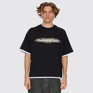 TROPIC REIGN BOX CROP LAYER TEE