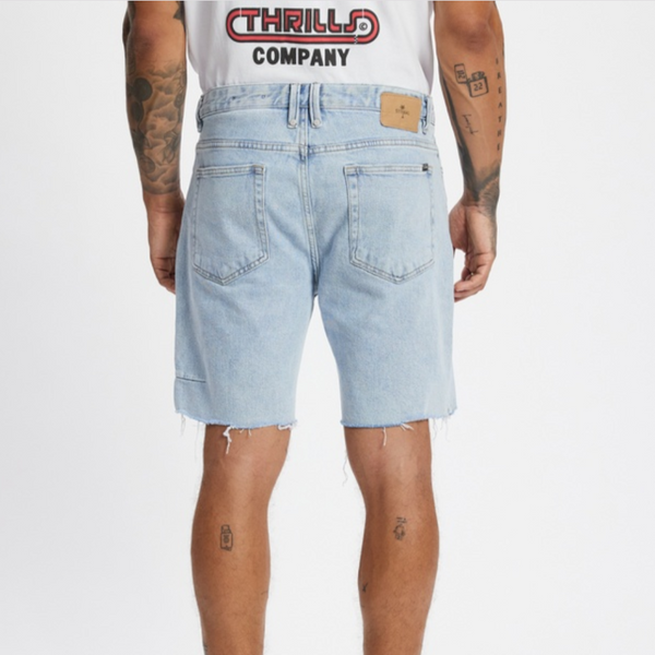 BONES RAW SLIM DENIM SHORT