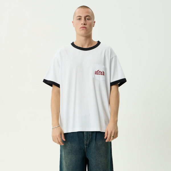 DROP ZONE BOXY RINGER TEE
