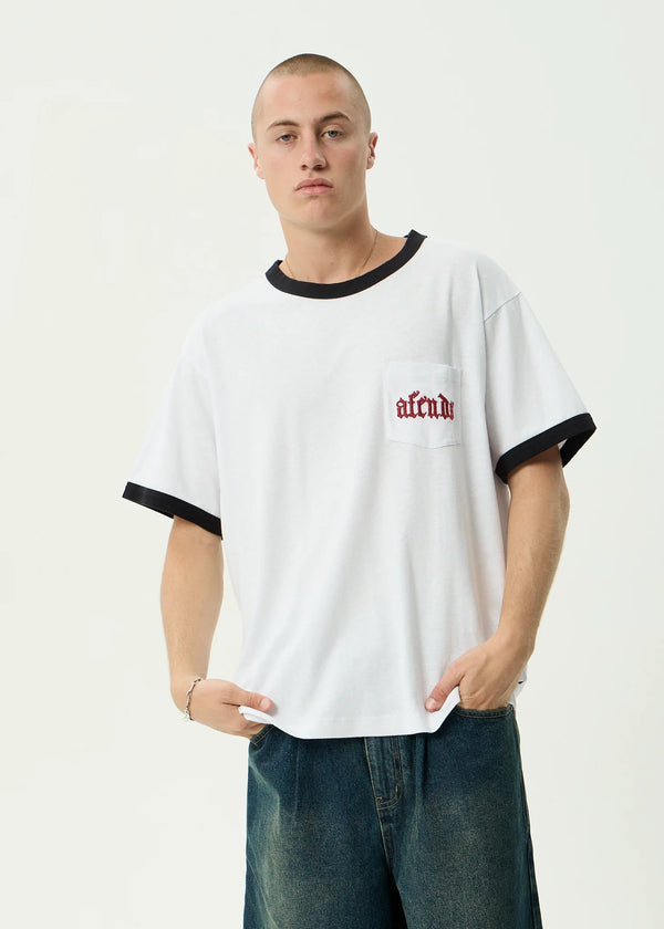 DROP ZONE BOXY RINGER TEE