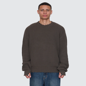 ROSE BRIGADE BOX CREW CROP KNIT