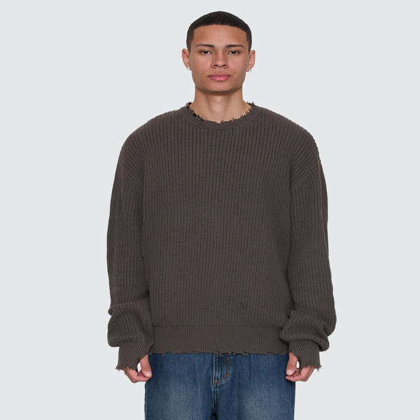 ROSE BRIGADE BOX CREW CROP KNIT