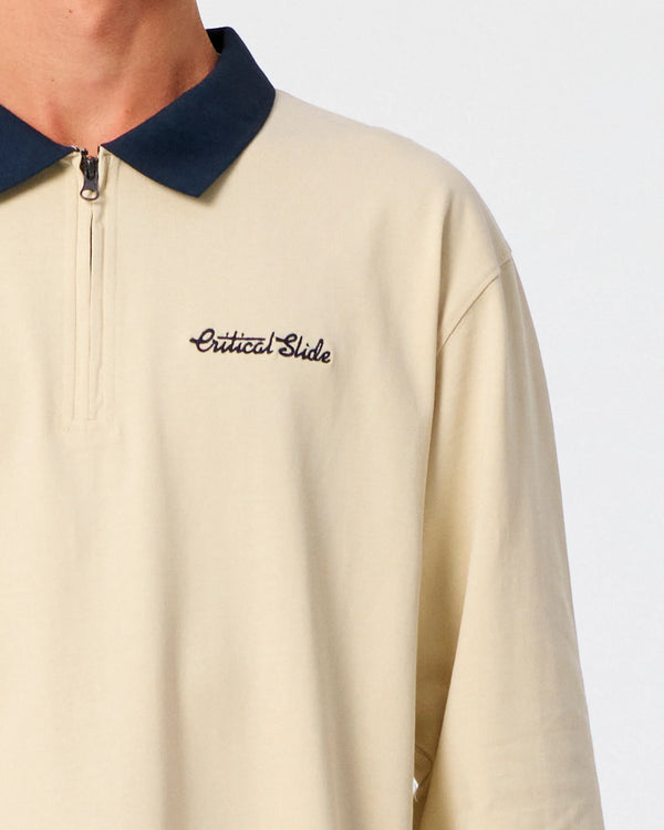 SUN CURED 1/4 ZIP RUGBY