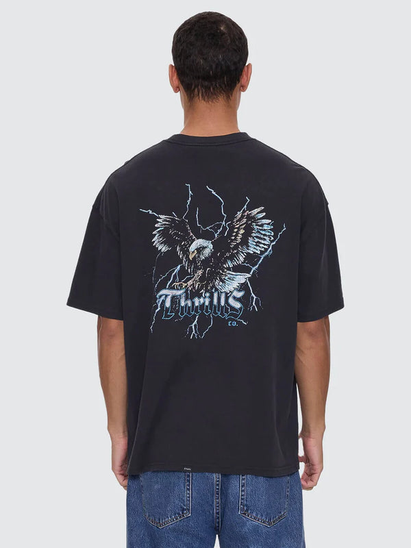 RUN FOR THE HILLS BOX FIT OVERSIZE TEE