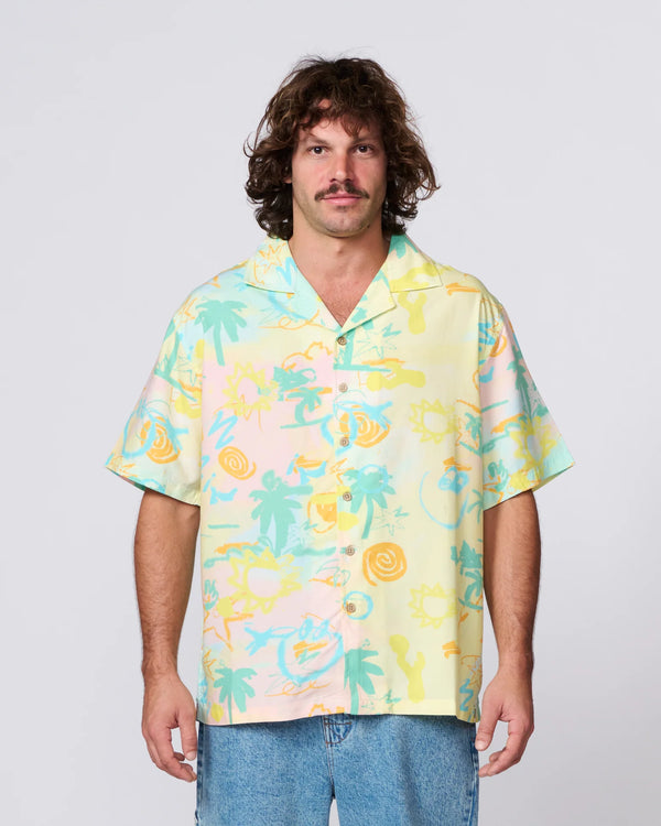 SCRIBBLES SS RESORT SHIRT