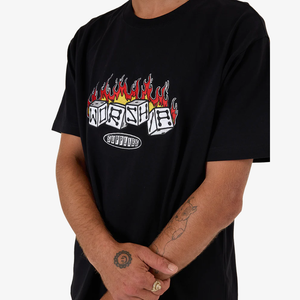 SNAKE EYES EMBRO TEE BLACK