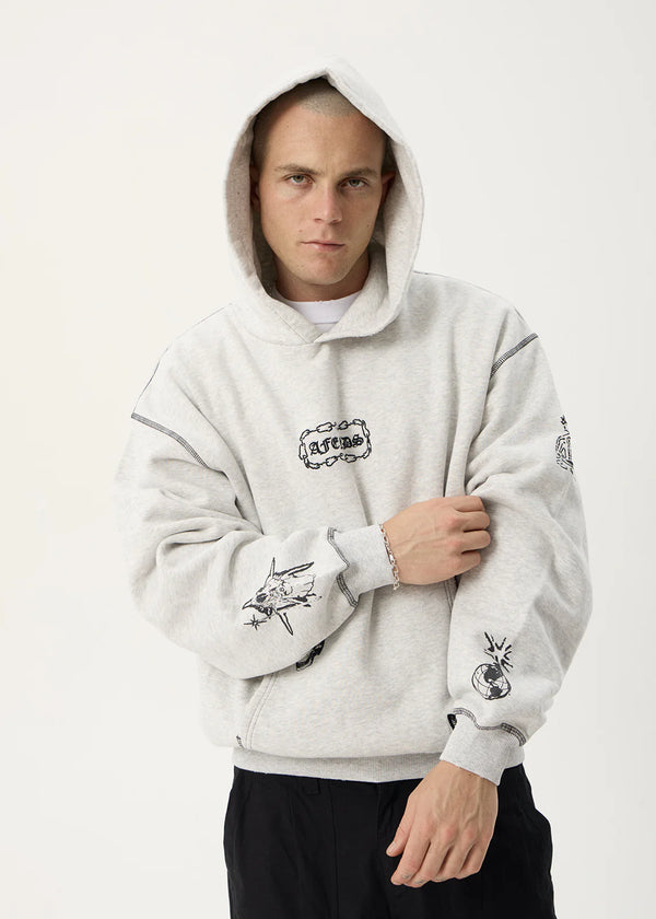 SPIRITUAL DISTRESSED BOXY HOOD