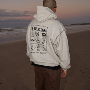 SPIRITUAL DISTRESSED BOXY HOOD