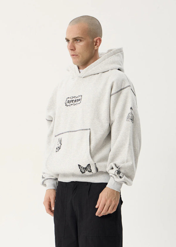 SPIRITUAL DISTRESSED BOXY HOOD