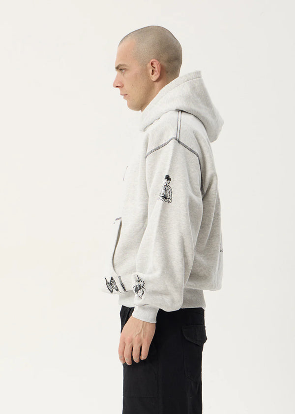SPIRITUAL DISTRESSED BOXY HOOD