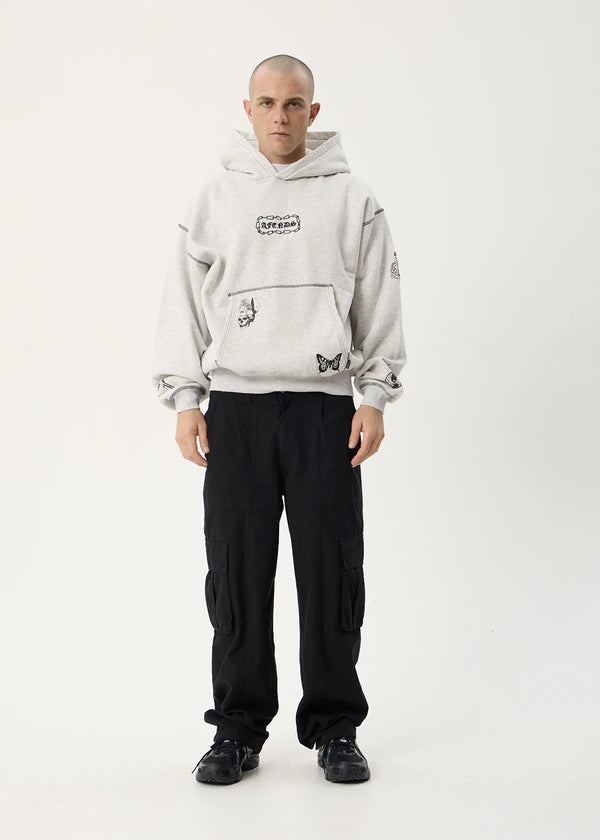 SPIRITUAL DISTRESSED BOXY HOOD