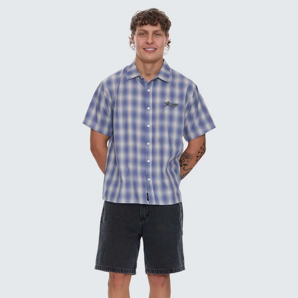 HEAVY STATIC S/S CROPPED SHIRT