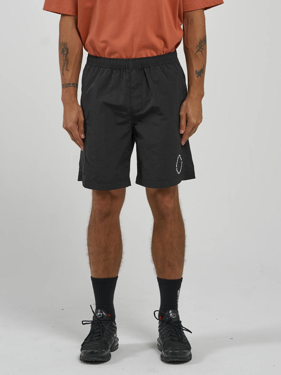 ALL BARK NYLON SHORT BLACK