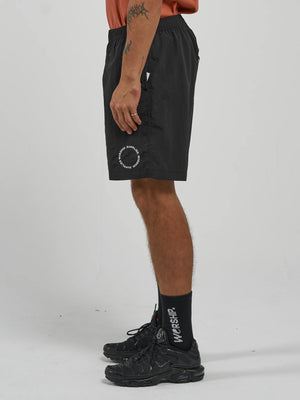 ALL BARK NYLON SHORT BLACK