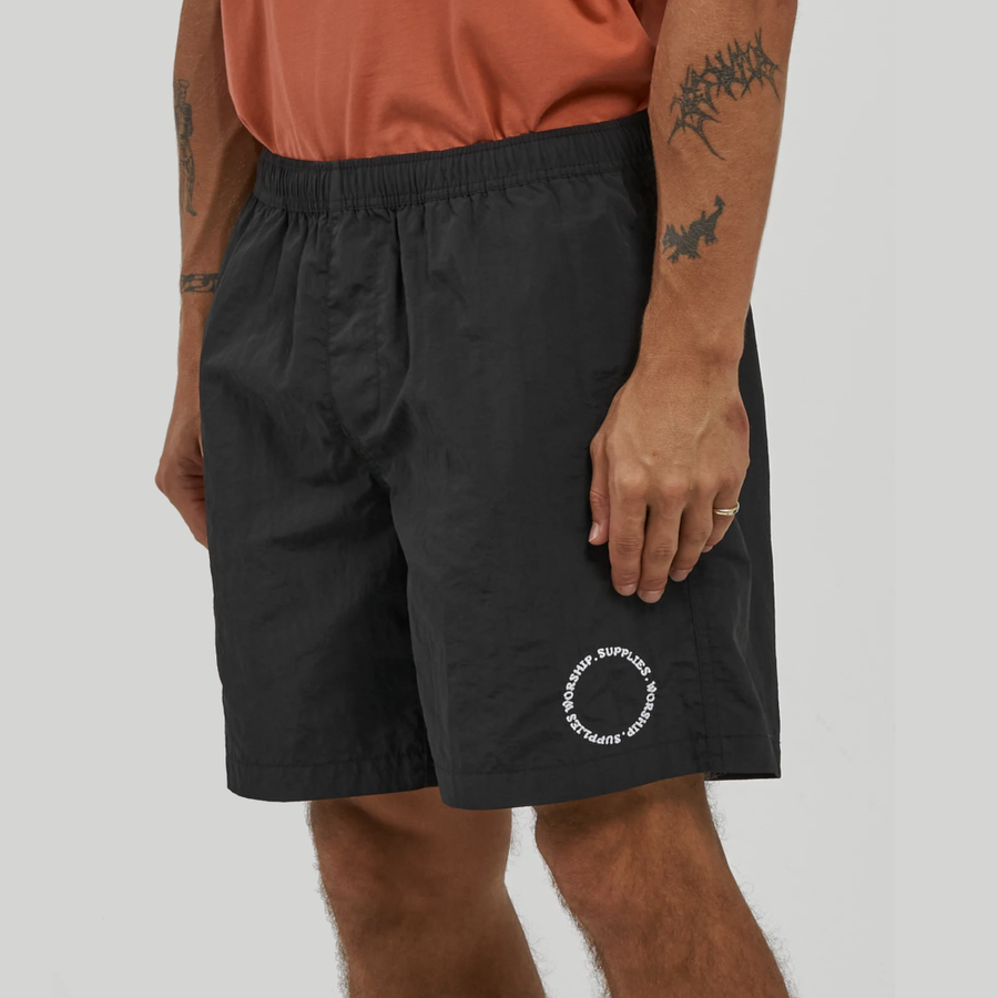 ALL BARK NYLON SHORT BLACK